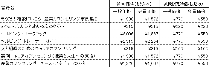 書籍刊行案内｜一般社団法人 日本産業カウンセラー協会